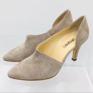 Paul Green Rosewood Taupe Suede Pumps